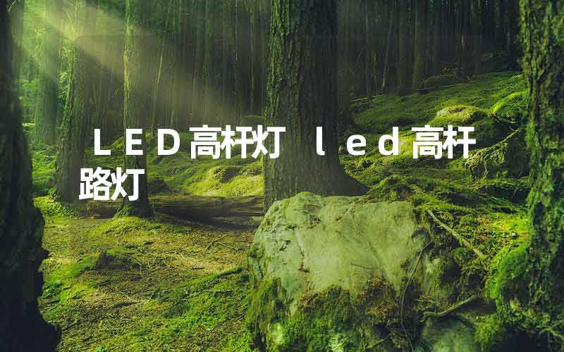 LED高杆灯 led高杆路灯